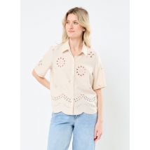 Vêtements OBJNOELLE RE S/S SHIRT 138 Beige - OBJECT - Disponible en 38