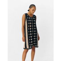 Vêtements OBJWASILA KNIT RE S/L DRESS 138 Noir - OBJECT - Disponible en XL