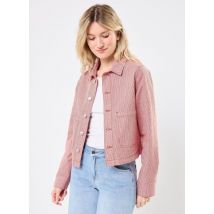Pieces Veste en jean Rouge - Disponible en L