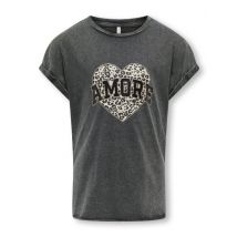 Kleding Koglucy Life S/S Amore Top Box Jrs Noos 15341718 Zwart - Kids Only - Beschikbaar in 7 - 8A