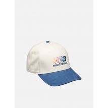 New Balance 6 Panel Structured Athletics Multi Color Logo Blanc - Casquettes - Disponible en T.U