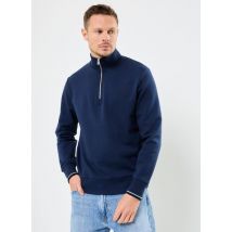 Kleding HALF ZIP SWEATSHIRT Blauw - Fred Perry - Beschikbaar in XXL