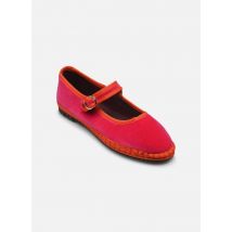 Ballerina's Mary Jane Velvet Roze - Flabelus - Beschikbaar in 36