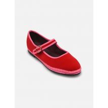 Ballerinas Mary Jane Velvet rosa - Flabelus - Größe 38