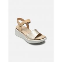 Sandalen Flowt Wedge Cork Strap Gold - Ecco - Größe 40