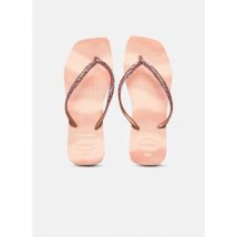 Zehensandalen Slim Square Glitter Party rosa - Havaianas - Größe 37 - 38