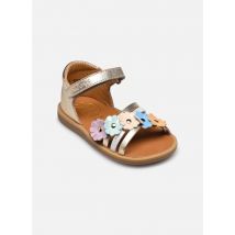 Sandales et nu-pieds POPPY MULTI FLO Or et bronze - Pom d Api - Disponible en 24