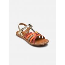 Sandalen PLAGE CURV STRIPES Goud en brons - Pom d Api - Beschikbaar in 35