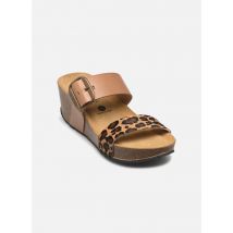 Mules et sabots SO ROCK LEOPARD Marron - Plakton - Disponible en 41
