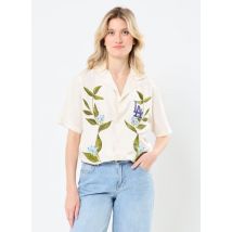 Vêtements Floral Revere Shirt Women Blanc - New Era - Disponible en XS