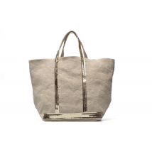Vanessa Bruno Cabas Lin paillettes M+ - Handbags Unisex, Beige