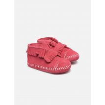 Minnetonka Front Strap Bootie - Ankle boots Kids, Pink