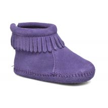 Minnetonka Back Strap Bootie - Ankle boots Kids, Purple