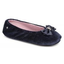 Isotoner Ballerine micro velours bijoux - Slippers Women, Blue