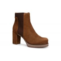 Unisa KAUSTIN - Ankle boots Women, Brown