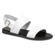 Pieces PENELOPE LEATHER SANDAL - Sandals Women, White