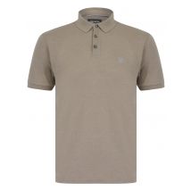 Polo Shirts Trebeck 2 Cotton Rich Woven Polo Shirt in Moon Rock - Kensington Eastside / S - Tokyo Laundry