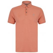 Polo Shirts Trebeck 2 Cotton Rich Woven Polo Shirt in Terra Cotta - Kensington Eastside / S - Tokyo Laundry