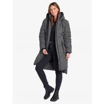 Coats / Jackets Newby Hooded Longline Quilted Puffer Coat in Graphite Grey - Saint & Sinner / 8 - Tokyo Laundry