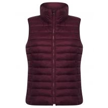 Coats / Jackets Laura Quilted Puffer Gilet Bodywarmer in Wine - Amara Reya / 12 - Tokyo Laundry