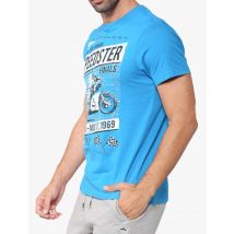 T-Shirts Speedster Motif Cotton T-Shirt In Swedish Blue - South Shore / S - Tokyo Laundry