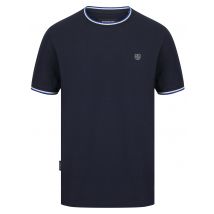 T-Shirts Westmoor Cotton Jersey Crew Neck Ringer T-Shirt in Sky Captain Navy - Kensington Eastside / XXL - Tokyo Laundry