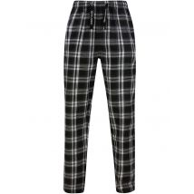 Loungewear Bennett Brushed Flannel Woven Checked Cotton Lounge Pants in Jet Black / S - Tokyo Laundry