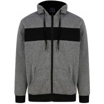 Hoodies / Sweatshirts Callisto Chunky Ribbed Panel Zip Through Hoodie With Borg Lining In Dark Grey / S - Tokyo Laundry