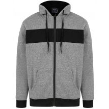 Hoodies / Sweatshirts Callisto Chunky Ribbed Panel Zip Through Hoodie With Borg Lining In Light Grey / S - Tokyo Laundry