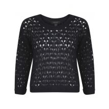 Jumpers Amara Reya Jerry navy lace knit jumper / 16 - Tokyo Laundry