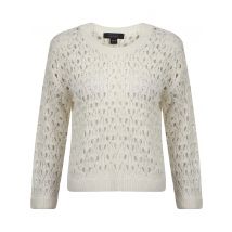 Jumpers Amara Reya Jerry white lace knit jumper / 12 - Tokyo Laundry