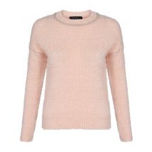 Jumpers Womens Amara Reya Teasel Crew Neck Jumper in Scallop Shell / 12 - Tokyo Laundry