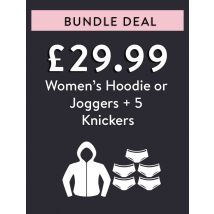 Custom Bundle Bundle Deal - Women's Hoodie OR Joggers + 5 Knickers for £24.99* - Tokyo Laundry
