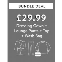 Custom Bundle Dressing Gown + Lounge Pants + Top + Wash Bag for £29.99 - Tokyo Laundry