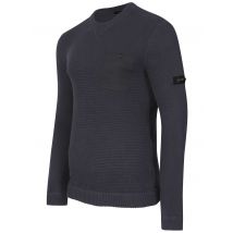 Jumpers Miller Cable Knit Jumper with Pocket in Ebony - Dissident / XXL - Tokyo Laundry