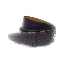 Accessory Mens Drew Western Embossed Leather Belt in Brown / XL (40" - 44") - Tokyo Laundry