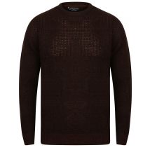 Jumpers Mel Crew Neck Knitted Jumper in Decadent Chocolate / Caviar - Kensington Eastside / XL - Tokyo Laundry