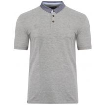 Polo Shirts Brydges Polo Shirt in Grey Marl - Kensington Eastside / S - Tokyo Laundry