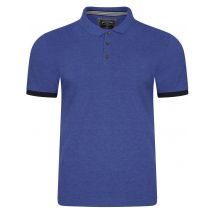 Polo Shirts Daplyn Piqué Polo Shirt in Cornflower Blue Marl - Kensington Eastside / S - Tokyo Laundry