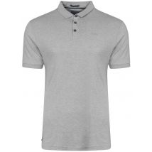 Polo Shirts Densley Cotton Blend Polo Shirt In Light Grey Marl - Kensington Eastside / S - Tokyo Laundry