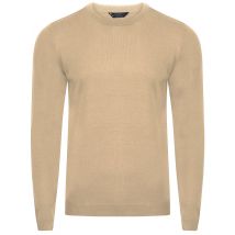 Jumpers Finley Crew Neck Knitted Jumper in Stone - Kensington Eastside / XL - Tokyo Laundry