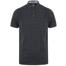 Polo Shirts Hare Jacquard Spot Polo Shirt In True Navy - Kensington Eastside / S - Tokyo Laundry