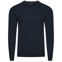 Jumpers Henriks Cotton Knit Jumper in Dark Navy - Kensington Eastside / XL - Tokyo Laundry