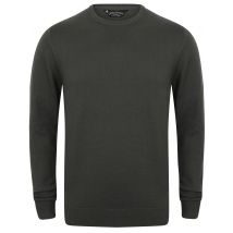 Jumpers Milson Crew Neck Cotton Jumper In Charcoal - Kensington Eastside / XL - Tokyo Laundry