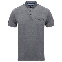 Polo Shirts Gavel Pique Polo Shirt with Printed Collar in True Navy - Le Shark / S - Tokyo Laundry