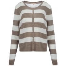 Cardigans Plum Tree Audrey brown striped cardigan / S - Tokyo Laundry