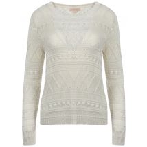 Jumpers Plum Tree Bridget white jumper / 14 - Tokyo Laundry