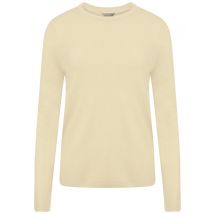 Jumpers Hallam Crew Neck Cashmillon Knitted Jumper in Clean Cream - Plum Tree / L - Tokyo Laundry