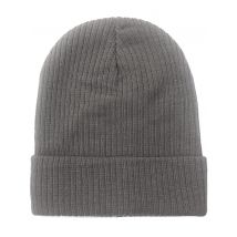 Accessory Jaylon Ribbed Knitted Beanie Hat in Grey / One Size - Tokyo Laundry