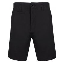 Shorts Billy’s Bay Cotton Twill Chino Shorts with Peach Finish In Jet Black - South Shore / S - Tokyo Laundry